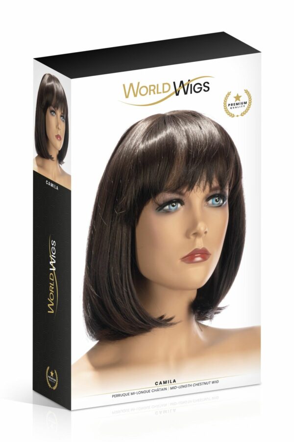 Перука World Wigs CAMILA MID-LENGTH CHESTNUT - Зображення 2