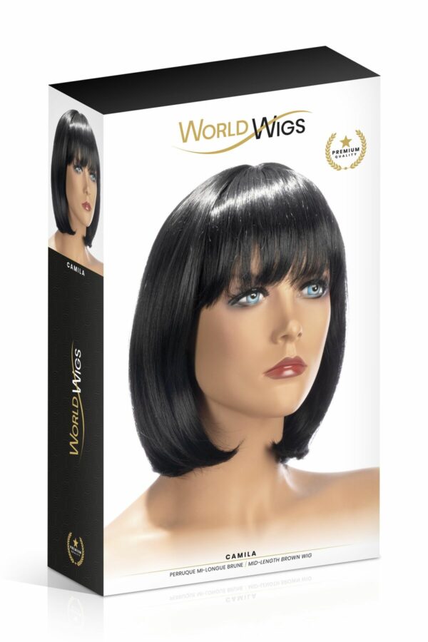 Перука World Wigs CAMILA MID-LENGTH BROWN - Зображення 2