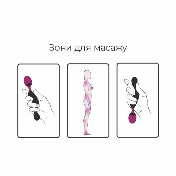 Мінівібромасажер Adrien Lastic Symphony, дуже гнучка голівка, потужний, зручна ручка - Зображення 5