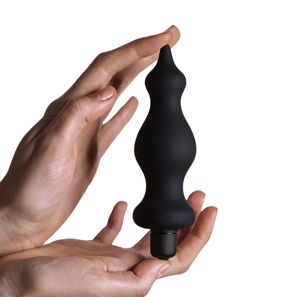 Анальна пробка з вібрацією Adrien Lastic Bullet Amuse Black, макс. діаметр 3,9 см - Зображення 4