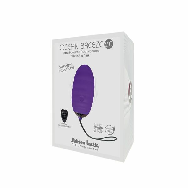 Виброяйце Adrien Lastic Ocean Breeze Pink із пультом ДУ - Зображення 5