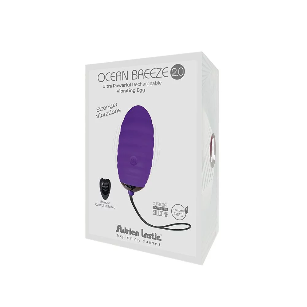 Виброяйце Adrien Lastic Ocean Breeze Pink із пультом ДУ - Зображення 5