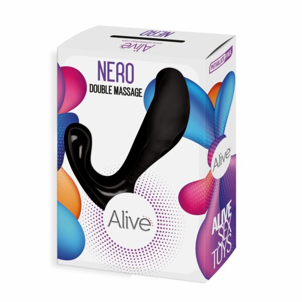 Найдешевший масажер простати Alive Nero для новачків, силікон і пластик, відмінно для старту - Зображення 2