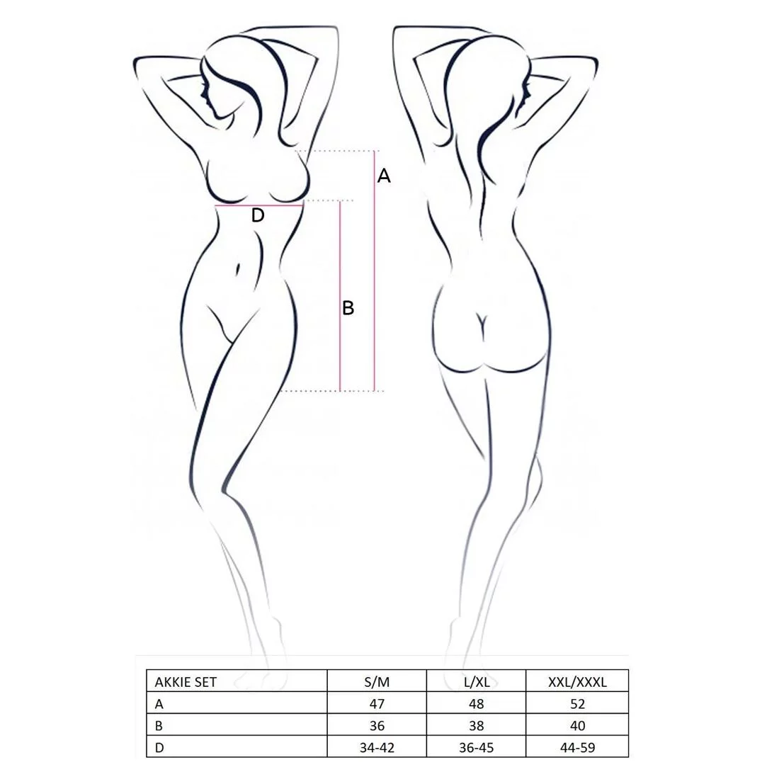 Костюм медсестри Passion AKKIE SET L/XL, white, сорочка, трусики, шапочка - Зображення 2