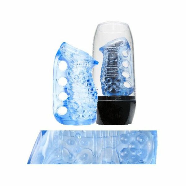 Мастурбатор Fleshlight Fleshskins Grip Blue Ice, надійна фіксація на руці, відмінно для пар та мінет - Зображення 6