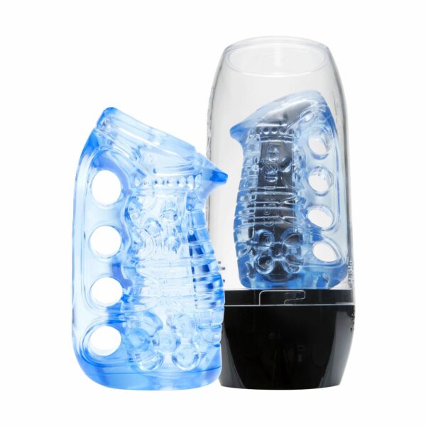 Мастурбатор Fleshlight Fleshskins Grip Blue Ice, надійна фіксація на руці, відмінно для пар та мінет - Зображення 5