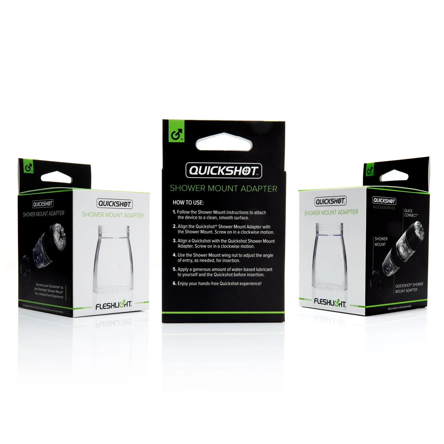 Адаптер Quickshot для Fleshlight Shower Mount Adapter для з'єднання Квікшота з кріпленням-присоскою - Зображення 2