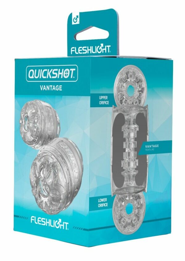 Мастурбатор Fleshlight Quickshot Vantage, компактний, чудово для пар і мінету - Зображення 7