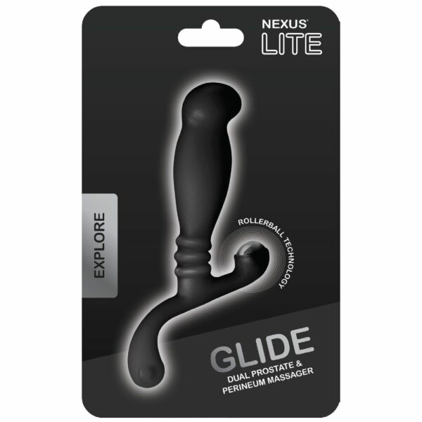 Масажер простати Nexus Glide Black для новачків, ультрастимулюючий, з масажером промежини - Зображення 2