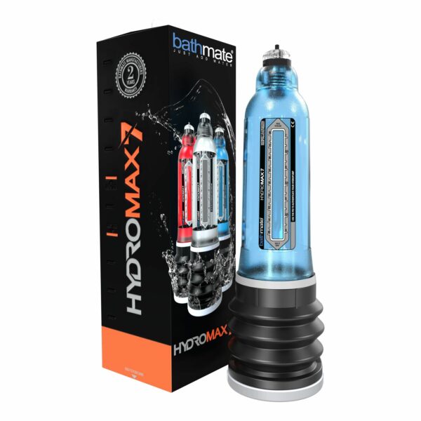 Гідропомпа Bathmate Hydromax 7 Blue (X30), для члена довжиною від 12,5 до 18 см, діаметр до 5 см - Зображення 3