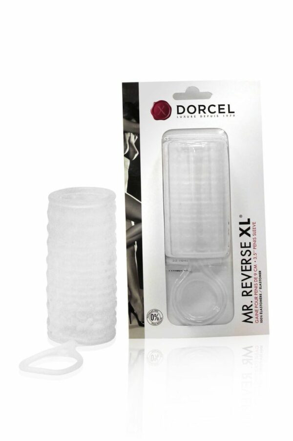 Насадка на член Dorcel Mr Reverse XL з кільцем для мошонки, стимулюючий рельєф - Зображення 2