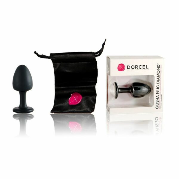 Анальна пробка Dorcel Geisha Plug Diamond XL з кулькою всередині, створює вібрації, макс діаметр 4,5 - Зображення 3