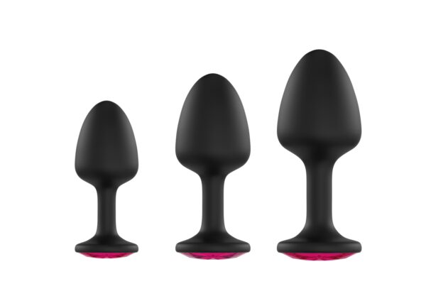 Анальна пробка Dorcel Geisha Plug Ruby XL з кулькою всередині, створює вібрації, макс діаметр 4,5 см - Зображення 2