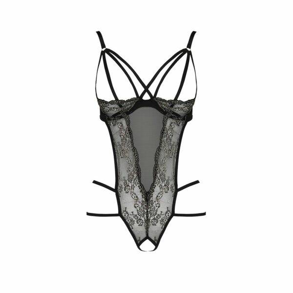Розпродаж!!! Боді монокіні з відкритими грудями VALERY BODY black L/XL - Passion Exclusive - Зображення 5