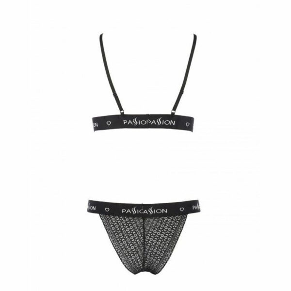 Комплект білизни Passion Exclusive GLAMISS SET L/XL, black - Зображення 4