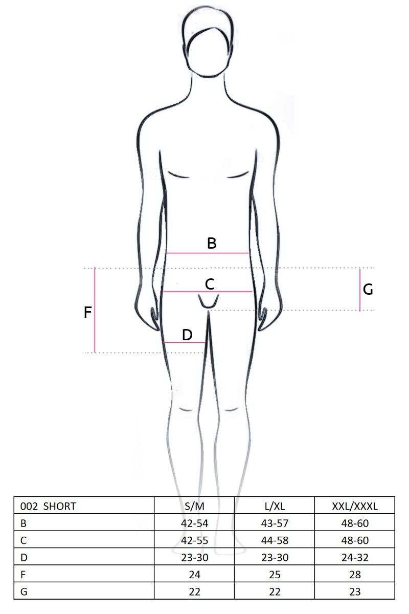 Розпродаж!!! Чоловічі шорти з блискучим гульфіком Passion 002 SHORT black S/M - Зображення 2