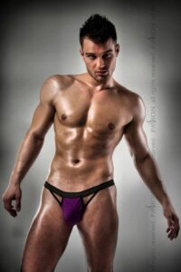 Розпродаж!!! Чоловічі трусики сліпи Passion 006 SLIP violet XXL/XXXL