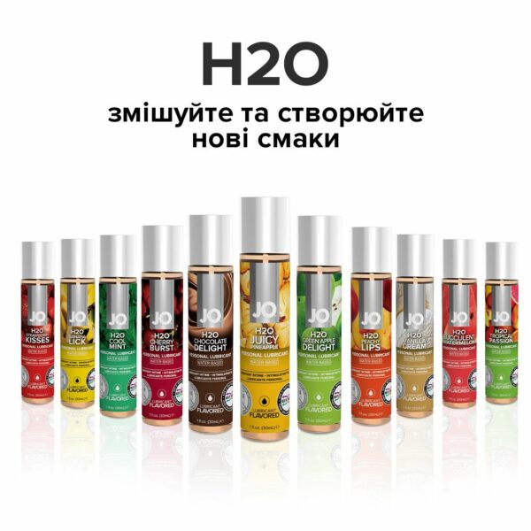 Змазка на водній основі JO H2O — Juicy Pineapple (120 мл) без цукру, рослинний гліцерин - Зображення 5