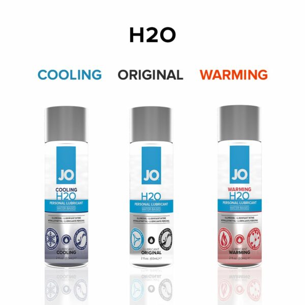 Зігрівальна змазка на водній основі JO H2O WARMING (240 мл) з екстрактом перцевої м’яти - Зображення 5