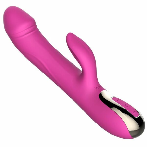 Вібратор-пульсатор Leten Automatical Thrusting Vibrator з підігрівом, що перезаряджається, 10 режимі - Зображення 4