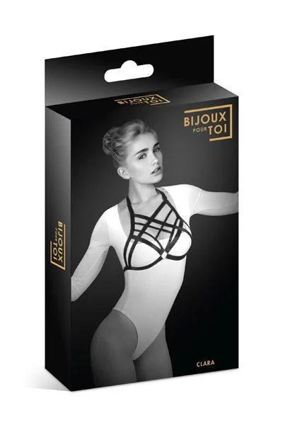 Портупея на груди Bijoux Pour Toi - CLARA, еластичний поліестер - Зображення 3