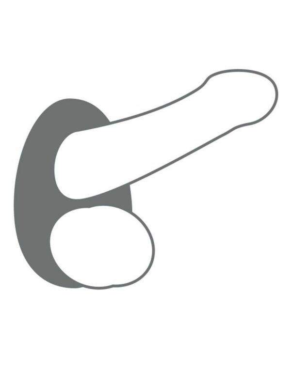 Ерекційне кільце Dorcel Liquid-Soft Teardrop для члена і мошонки, soft-touch силікон - Зображення 3