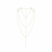 Ланцюжок для спини Bijoux Indiscrets Magnifique Back and Cleavage Chain – Gold, прикраса для тіла