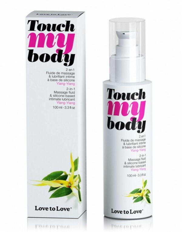 Масажний гель і змазка 2-в-1 Love To Love TOUCH MY BODY Ylang-Ylang (100 мл) зволожуючий - Зображення 2