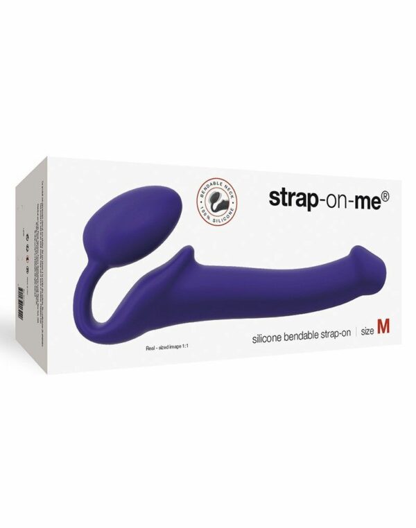 Безремінний страпон Strap-On-Me Violet M, повністю регульований, діаметр 3,3 см - Зображення 3