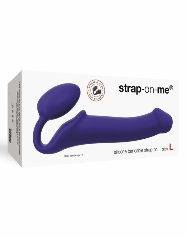 Безремінний страпон Strap-On-Me Violet L, повністю регульований, діаметр 3,7 см - Зображення 3