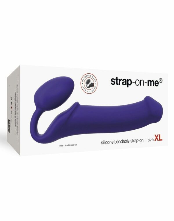 Безремінний страпон Strap-On-Me Violet XL, повністю регульований, діаметр 4,5 см - Зображення 3