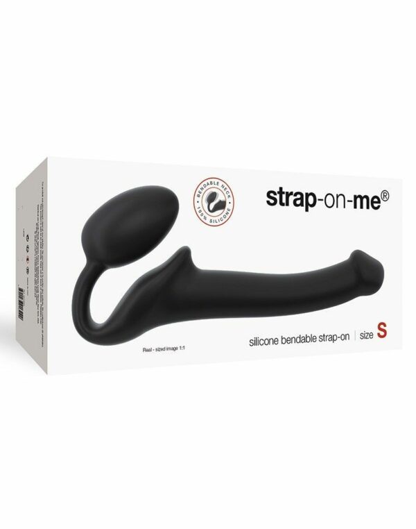 Безремінний страпон Strap-On-Me Black S, повністю регульований, діаметр 2,7 см - Зображення 3