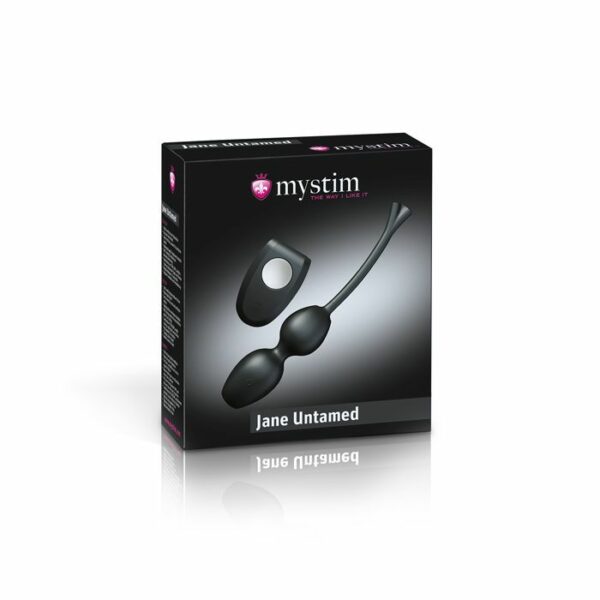 Вагінальні кульки для міостімуляції Mystim Jane Untamed Vibe з вібрацією і пультом ДК - Зображення 2