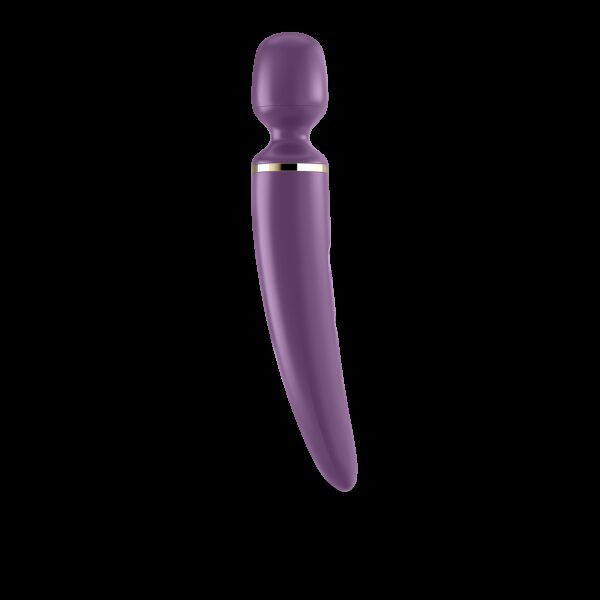 Вібромасажер Satisfyer Wand-er Woman (Purple/Gold) водонепроникний, потужний, розмір XXL - Зображення 3