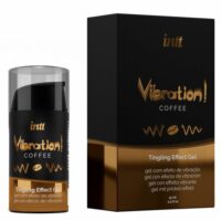 Рідкий вібратор Intt Vibration Coffee (15 мл), густий гель, дуже смачний, діє до 30 хвилин