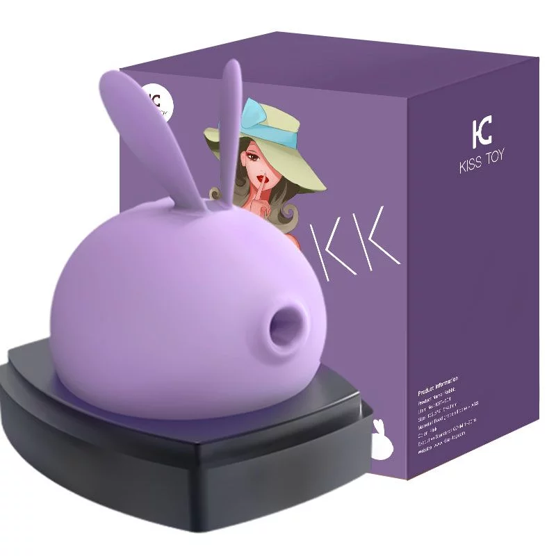 Вакуумний стимулятор з вібрацією KISTOY Miss KK Purple - Зображення 4