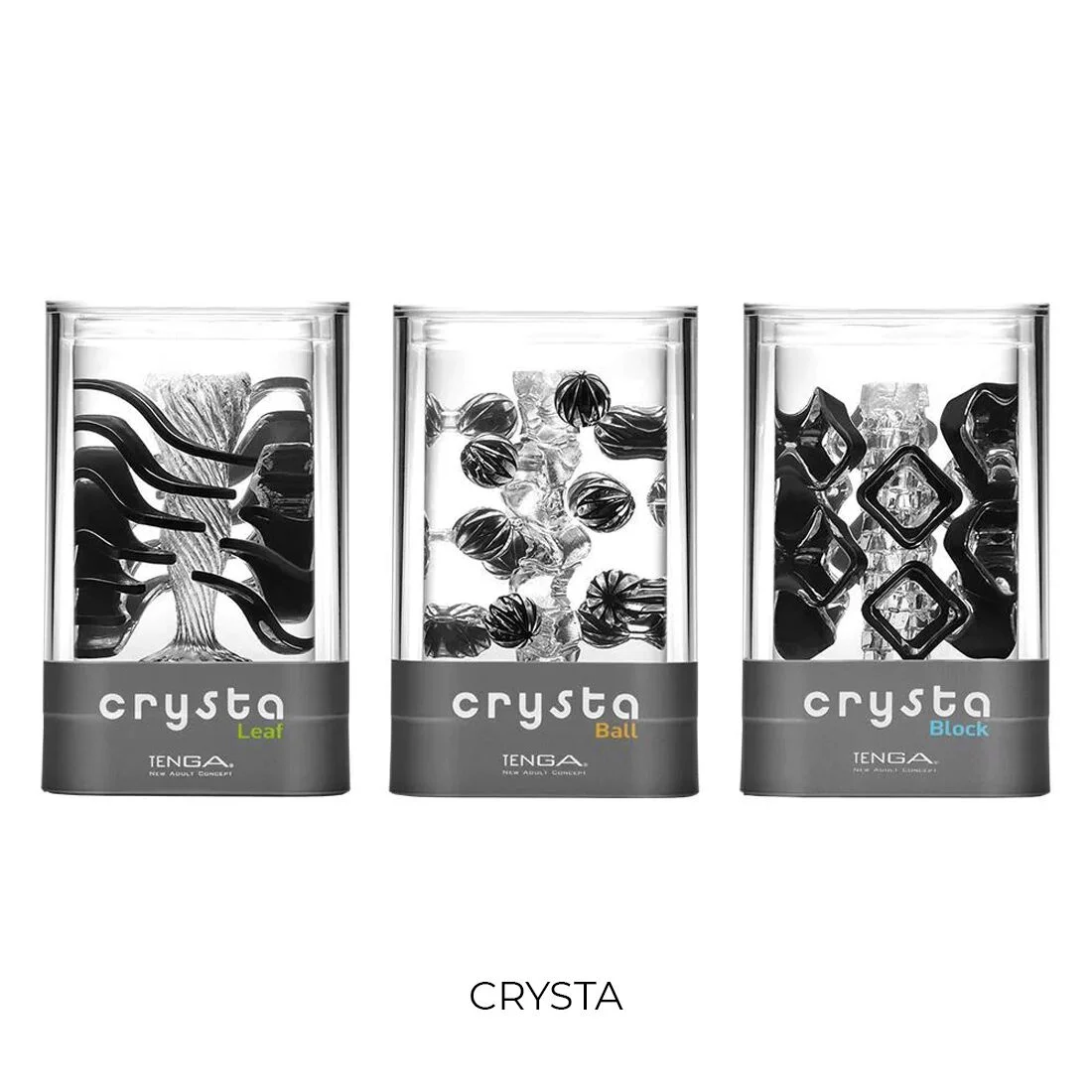 Мастурбатор Tenga Crysta Ball, унікальний рельєф, стимулювальні щільні кульки, прозорий матеріал - Зображення 6