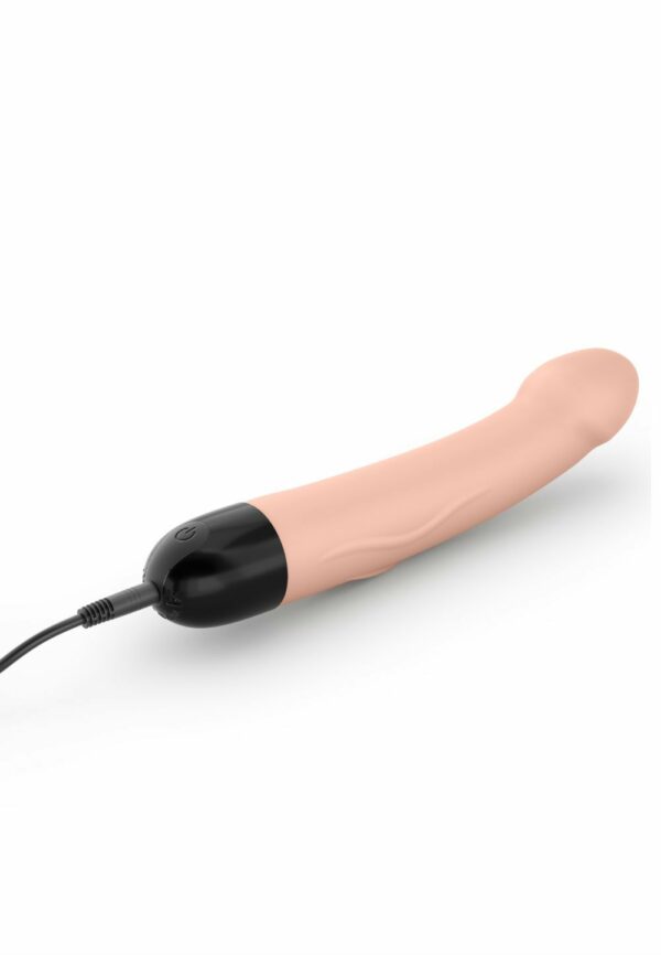 Вібратор Dorcel Real Vibration M Flesh 2.0, діаметр 3,7см, перезаряджається, для точки G - Зображення 2