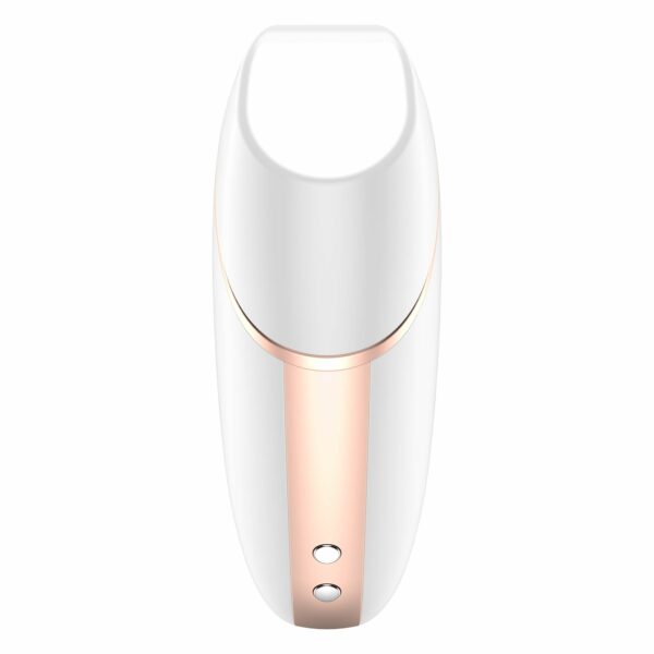 Вакуумний кліторальний стимулятор Satisfyer Love Triangle White з керуванням через інтернет - Зображення 6
