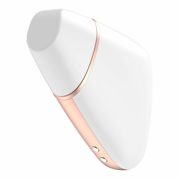 Вакуумний кліторальний стимулятор Satisfyer Love Triangle White з керуванням через інтернет - Зображення 2