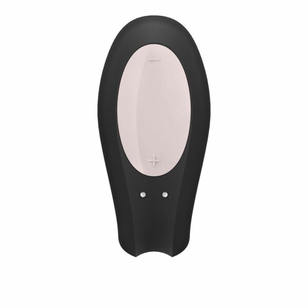 Смарт-вібратор для пар Satisfyer Double Joy Black із широким кліторальним стимулятором - Зображення 3