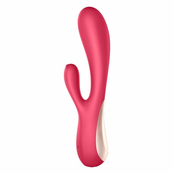 Смарт вібратор-кролик Satisfyer Mono Flex Red, 2 мотори, керування через інтернет - Зображення 2