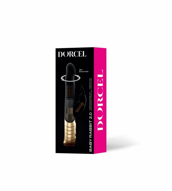 Вібратор-кролик Dorcel Baby Rabbit Gold 2.0 з перлинним масажем і головкою, що обертається - Зображення 7