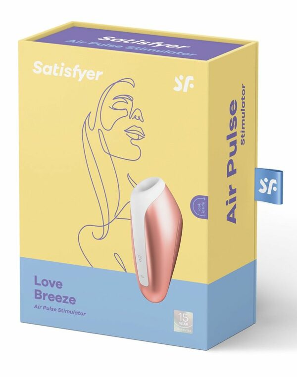 Мініатюрний вакуумний стимулятор Satisfyer Love Breeze Copper - Зображення 3