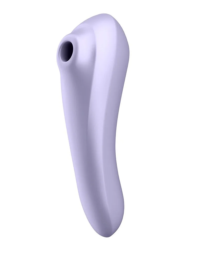 Смарт-вібратор та вакуумний стимулятор 2в1 Satisfyer Dual Pleasure Mauve - Зображення 4