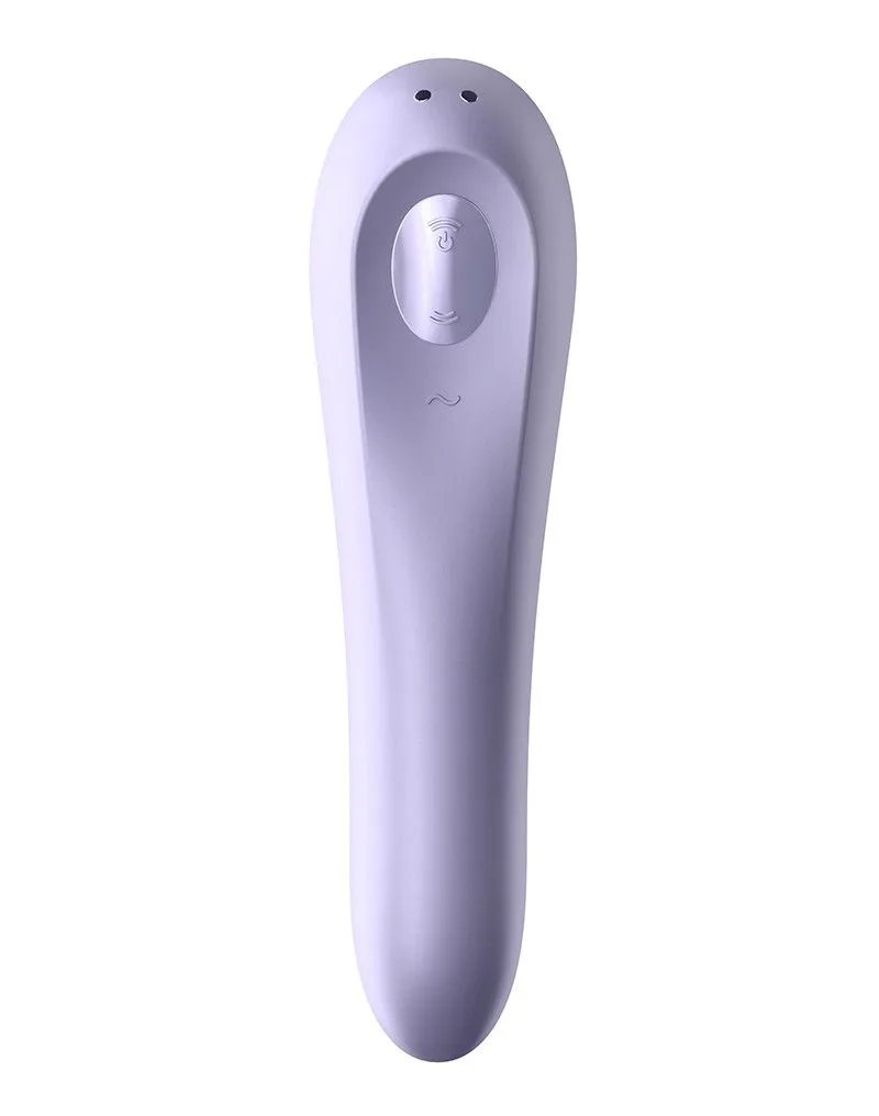 Смарт-вібратор та вакуумний стимулятор 2в1 Satisfyer Dual Pleasure Mauve - Зображення 3