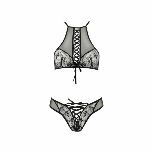 Еротичний комплект Passion AZALIA SET L/XL, black - Зображення 5