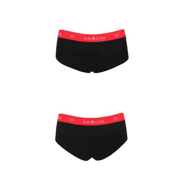 Трусики-шортики Passion PS003 PANTIES S, black - Зображення 5