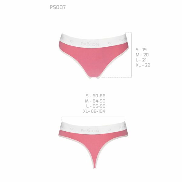 Спортивні трусики-стрінги Passion PS007 PANTIES S, pink - Зображення 5