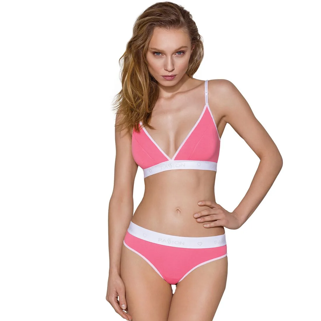 Спортивні трусики-стрінги Passion PS007 PANTIES XL, pink - Зображення 2